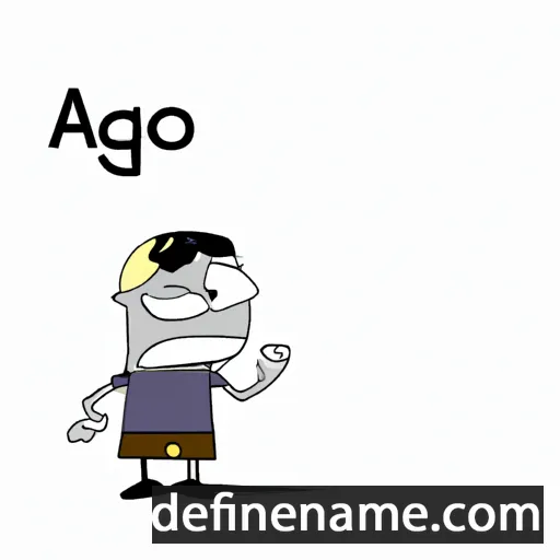 cartoon of the name Adaego