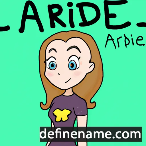 cartoon of the name Adaire