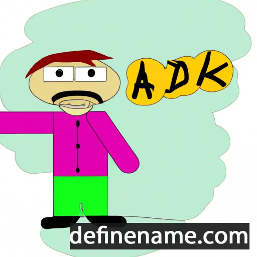 Adak cartoon