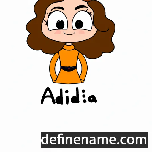 cartoon of the name Adalae