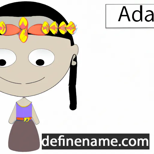 cartoon of the name Adalai