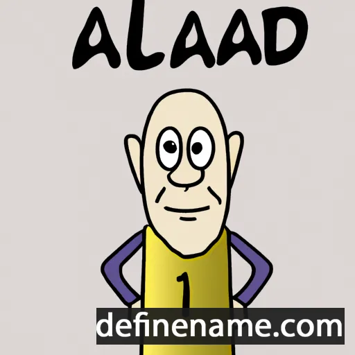 cartoon of the name Adalald