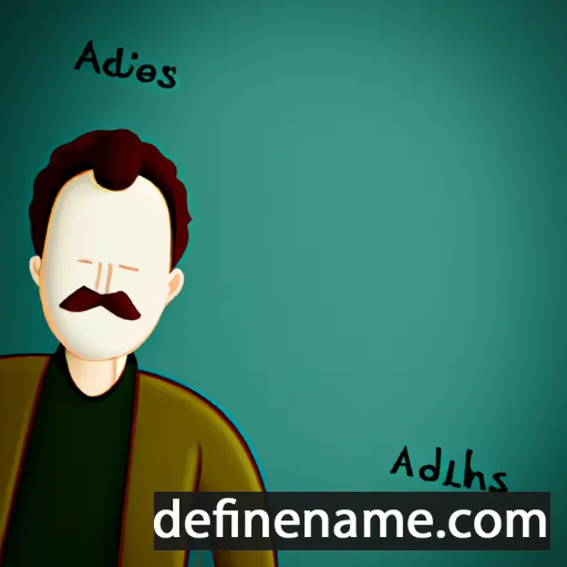 cartoon of the name Adalchis