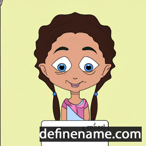 cartoon of the name Adaleena