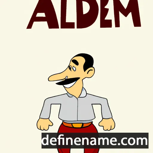 cartoon of the name Adalelm