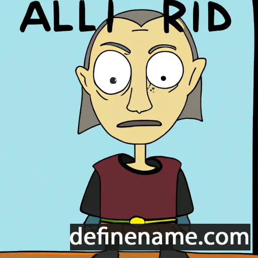 cartoon of the name Adalfrid