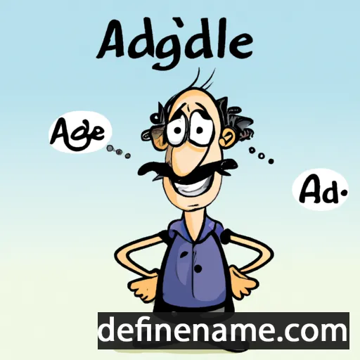 cartoon of the name Adalgisel