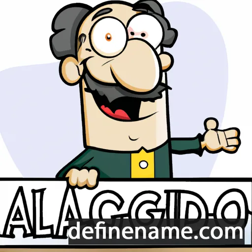 cartoon of the name Adalgiso