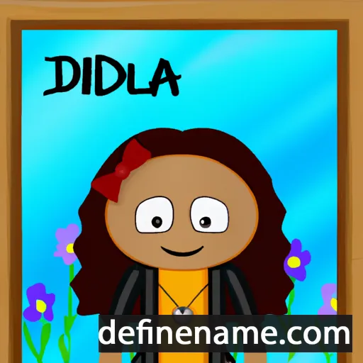 cartoon of the name Adalicia