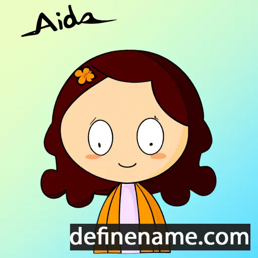 cartoon of the name Adalida