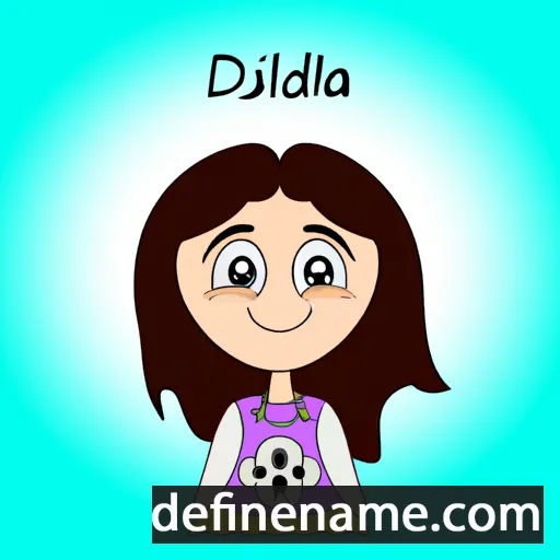 cartoon of the name Adaliya