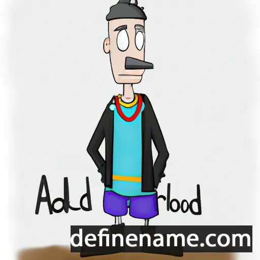 cartoon of the name Adaloald