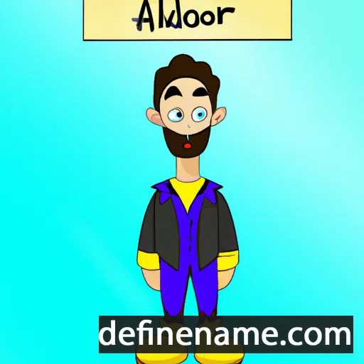 cartoon of the name Adalor