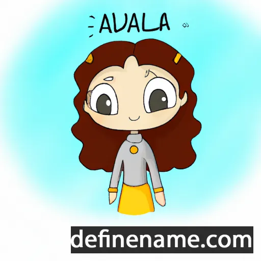 cartoon of the name Adaluna