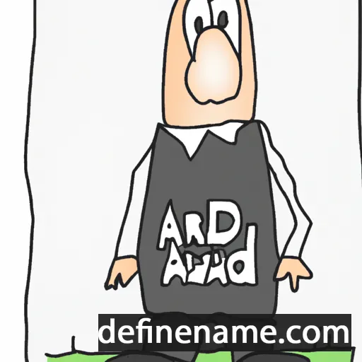 cartoon of the name Adalward