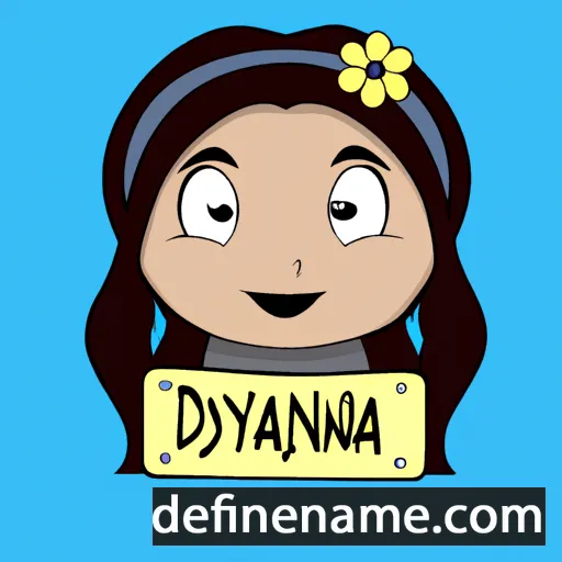 cartoon of the name Adalyna