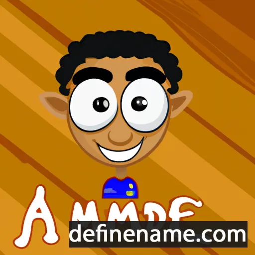 cartoon of the name Adamae