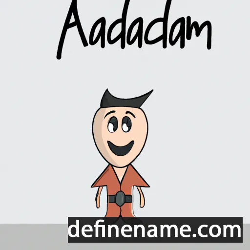 cartoon of the name Adaman