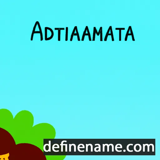 cartoon of the name Adamanteia