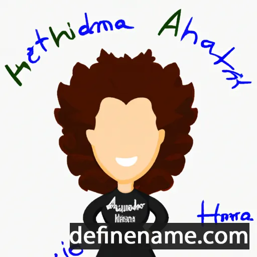 cartoon of the name Adamanthea