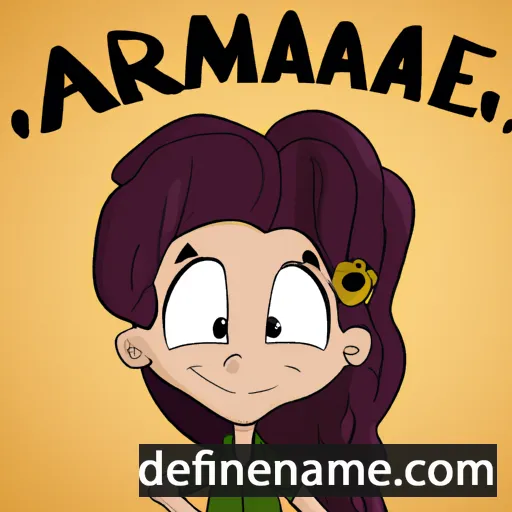 cartoon of the name Adamarie