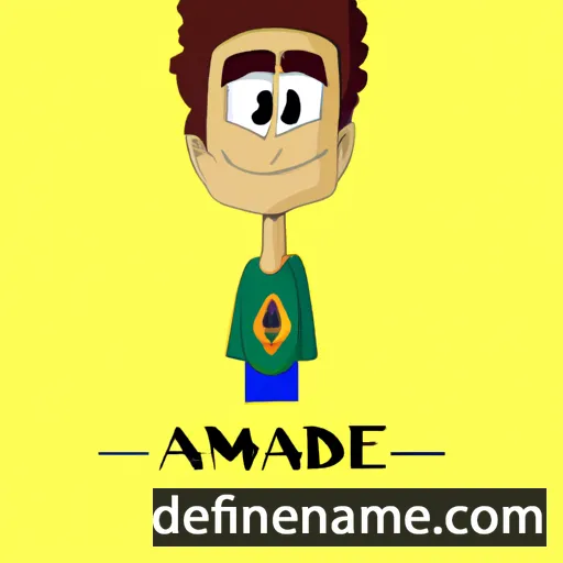 cartoon of the name Adame