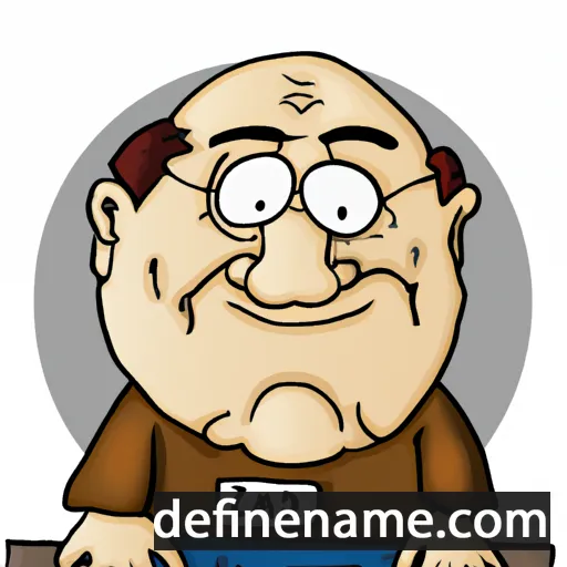 cartoon of the name Adamek