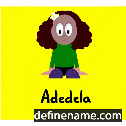 cartoon of the name Adamella