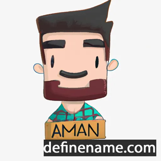 Adamnán cartoon