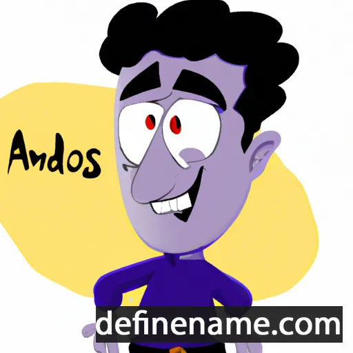 cartoon of the name Adamos