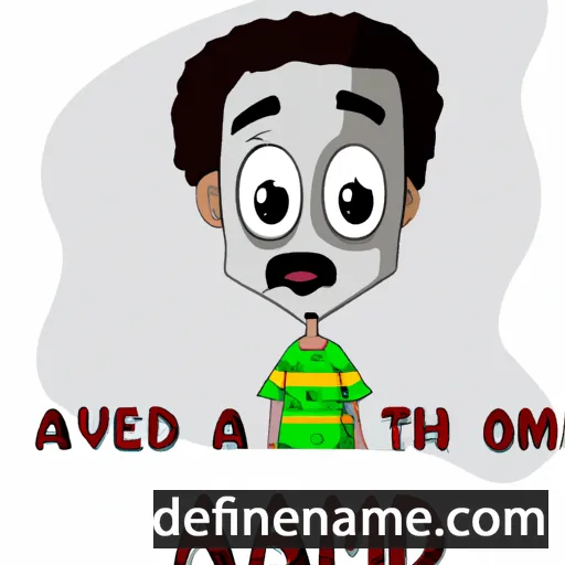 cartoon of the name Adamu