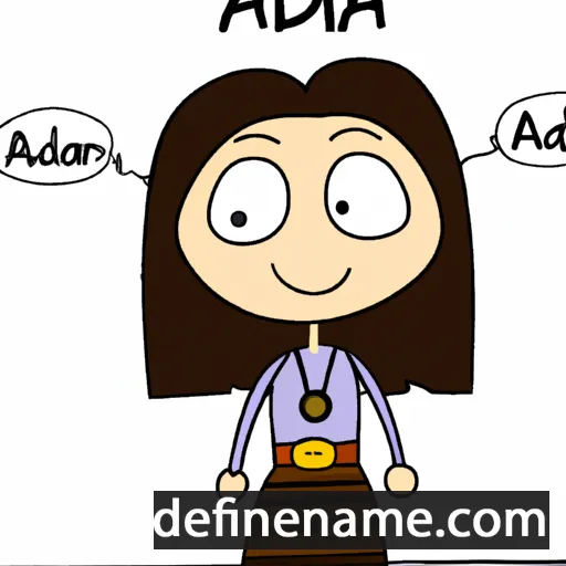 cartoon of the name Adana