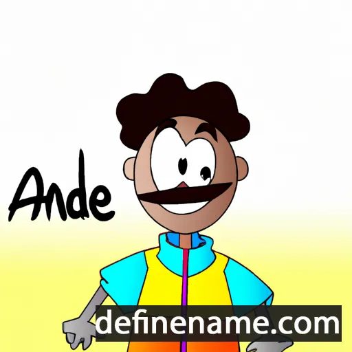 cartoon of the name Adande