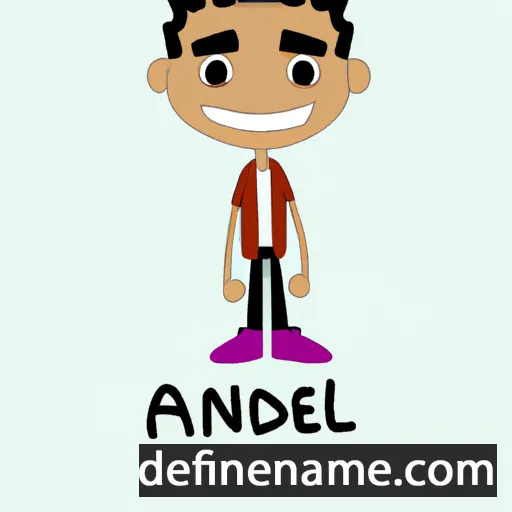 cartoon of the name Adanel