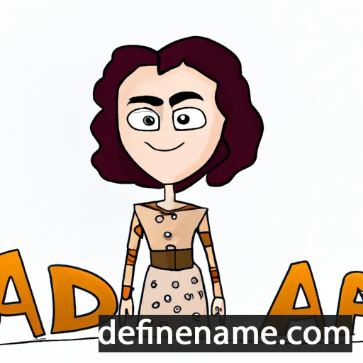 cartoon of the name Adaora