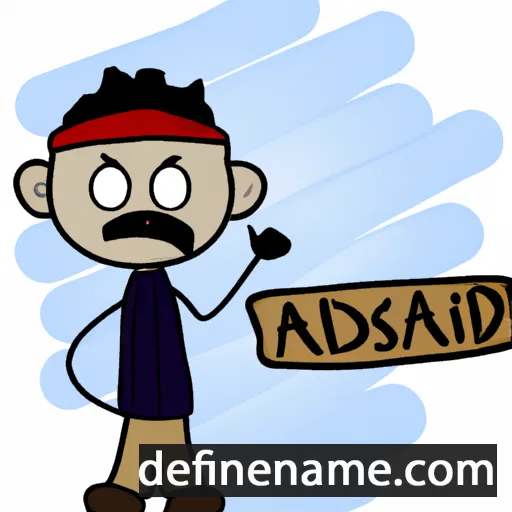 Adasiek cartoon