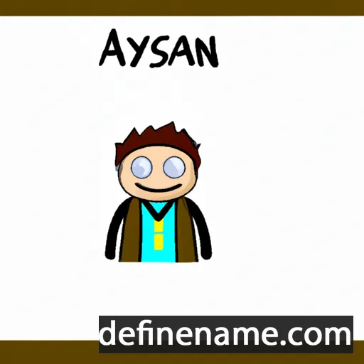 cartoon of the name Adasyn