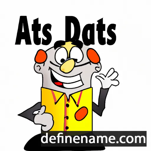 cartoon of the name Adats