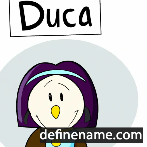 cartoon of the name Adaucta