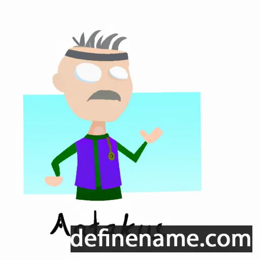 cartoon of the name Adauktas