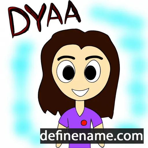 cartoon of the name Adaya