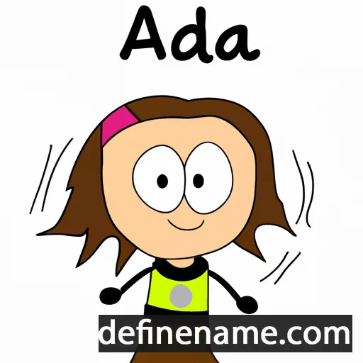 cartoon of the name Adda