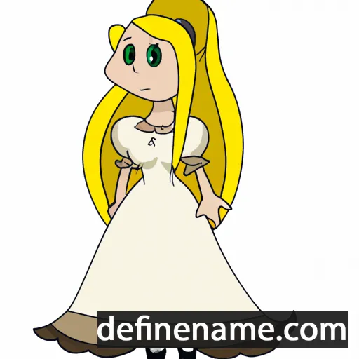 cartoon of the name Addalina