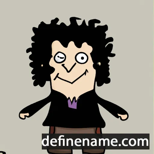 cartoon of the name Addam