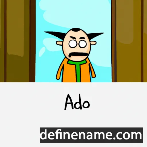 cartoon of the name Addar