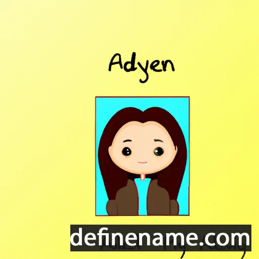 cartoon of the name Addelyn