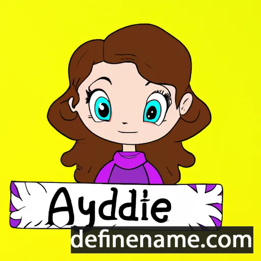 cartoon of the name Addilynne