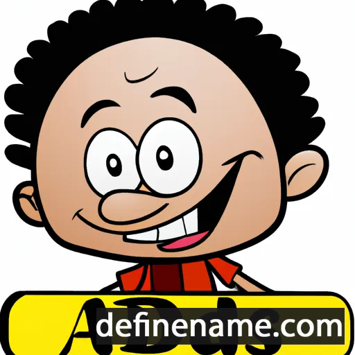 cartoon of the name Addis