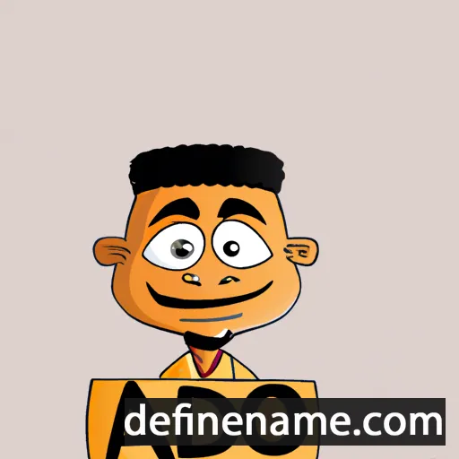 cartoon of the name Addo