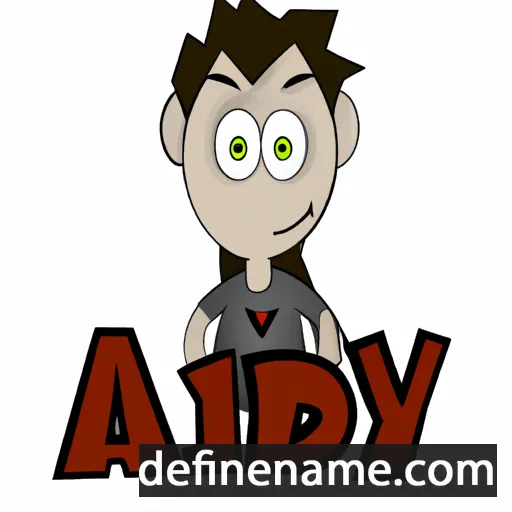 cartoon of the name Addý